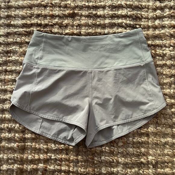 Lululemon Speed Up High-Rise Lined Short 2.5” Riverstone Size 4 NWOT - Picture 5 of 9